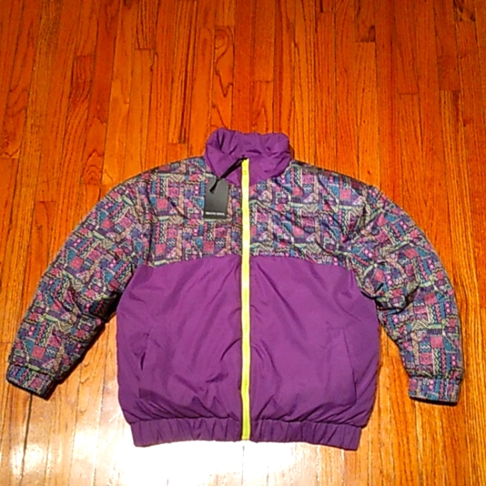 Brave Soul Puffy Bomber Jacket